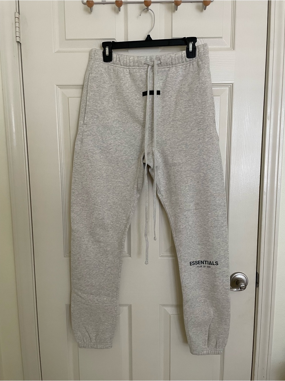 Fear of God ESSENTIALS Light Grey Fleece Sweatpants